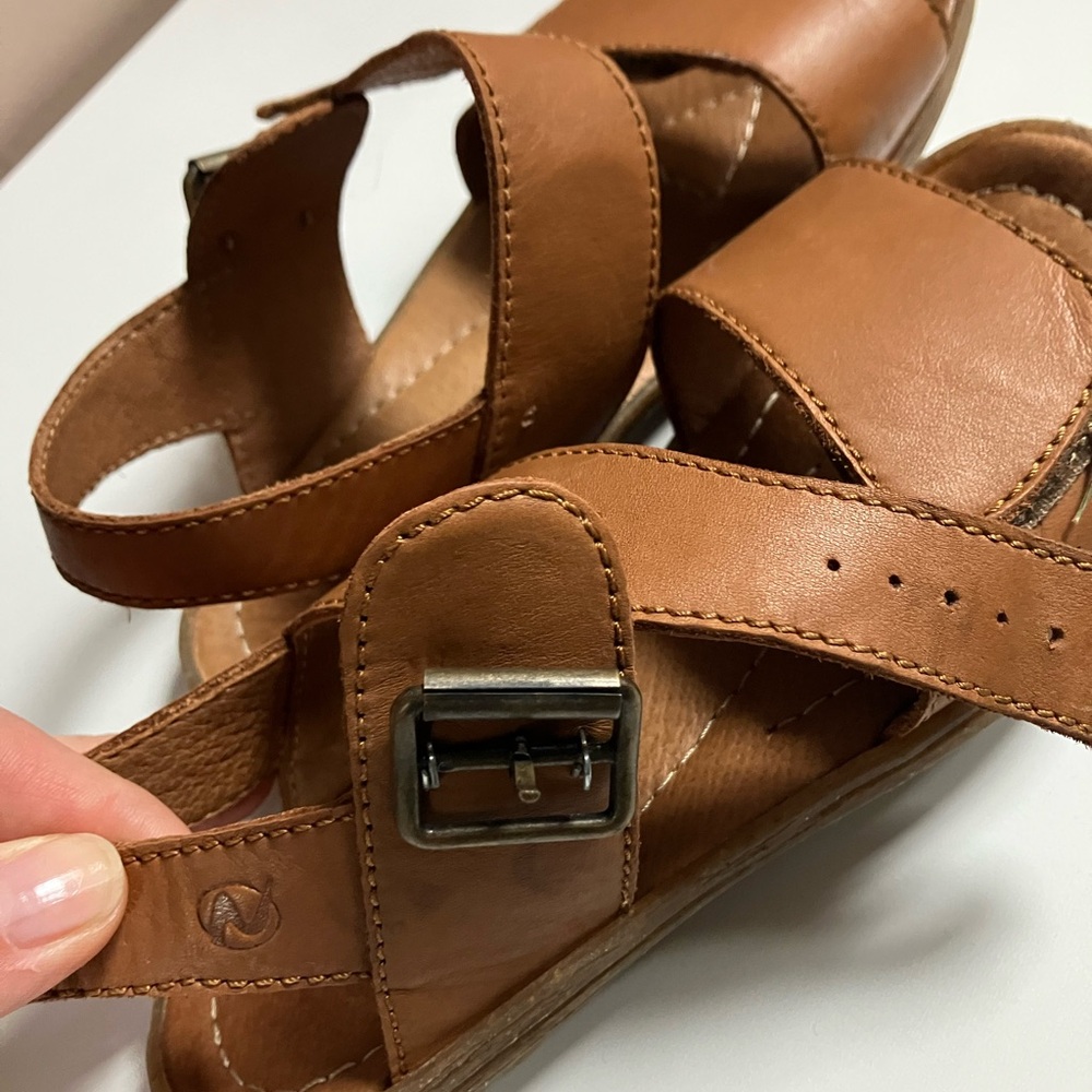Naturino Brown Buckle Strap Summer Sandals